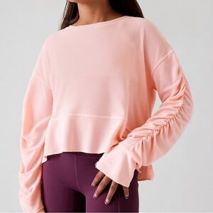 Women's Pink Long Sleeve Top